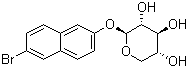 6-Bromo-2-naphthalenyl beta-D-xylopyranoside molecular structure (CAS 69594-75-8)