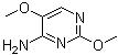 structure of CAS# 6960-17-4, 2,5-Dimethoxypyrimidin-4-amine;NSC 69792