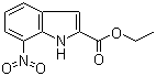 7-硝基吲哚-2-甲酸乙酯分子结构 (CAS 6960-46-9)