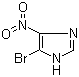 5-溴-4-硝基咪唑分子结构 (CAS 6963-65-1)