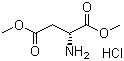 structure of CAS# 69630-50-8, D-Aspartic acid dimethyl ester hydrochloride