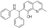 7-(alpha-Anilinobenzyl)-2-methyl-8-quinolinol molecular structure (CAS 6964-62-1)