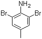 2,6-Dibromo-4-methylaniline molecular structure (CAS 6968-24-7)