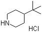 4-叔丁基哌啶盐酸盐分子结构 (CAS 69682-13-9)