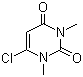 6-氯-1,3-二甲基脲嘧啶分子结构 (CAS 6972-27-6)