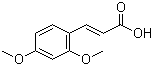 结构式 CAS# 6972-61-8, 2,4-二甲氧基肉桂酸
