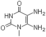 5,6-二氨基-1-甲基尿嘧啶分子结构 (CAS 6972-82-3)