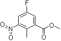 结构式 CAS# 697739-03-0, 5-氟-2-甲基-3-硝基苯甲酸甲酯