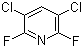 结构式 CAS# 698-51-1, 3,5-二氯-2,6-二氟吡啶