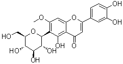结构式 CAS# 6980-25-2, 日当药黄素
