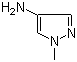 1-Methyl-1H-pyrazol-4-ylamine molecular structure (CAS 69843-13-6)