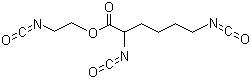 2-异氰酸基乙基 2,6-二异氰酸基己酸酯分子结构 (CAS 69878-18-8)