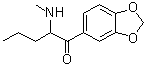 1-(1,3-苯并二恶茂-5-基)-2-(甲基氨基)-1-戊酮分子结构 (CAS 698963-77-8)