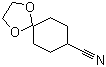 1,4-Dioxaspiro[4.5]decane-8-carbonitrile molecular structure (CAS 69947-09-7)