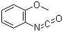 2-Methoxyphenyl isocyanate molecular structure (CAS 700-87-8)