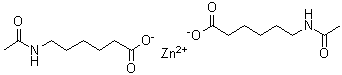 Zinc acexamate molecular structure (CAS 70020-71-2)