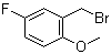structure of CAS# 700381-18-6, 2-Methoxy-5-fluorobenzylbromide;2-Bromomethyl-4-fluoro-1-methoxybenzene