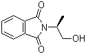 structure of CAS# 70058-19-4, (S)-(+)-2-Phthalimido-1-propanol;2-[(1S)-2-Hydroxy-1-methylethyl]-1H-isoindole-1,3(2H)-dione; 2-[(S)-2-Hydroxy-1-methylethyl]isoindole-1,3-dione