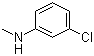 structure of CAS# 7006-52-2, N-Methyl-3-chloroaniline;3-Chloro-N-methylaniline; N-(3-Chlorophenyl)-N-methylamine