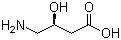 结构式 CAS# 7013-05-0, (S)-(+)-4-氨基-3-羟基丁酸
