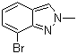 结构式 CAS# 701910-14-7, 7-溴-2-甲基吲唑