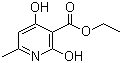 结构式 CAS# 70254-52-3, 2,4-二羟基-6-甲基烟酸乙酯