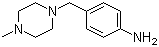4-(4-甲基哌嗪-1-基甲基)苯胺分子结构 (CAS 70261-82-4)
