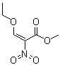 (2E)-3-Ethoxy-2-nitro-2-propenoic acid methyl ester molecular structure (CAS 70290-55-0)