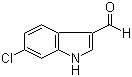 6-氯吲哚-3-甲醛分子结构 (CAS 703-82-2)