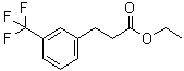 3-[3-(Trifluoromethyl)phenyl]propionic acid ethyl ester molecular structure (CAS 70311-33-0)