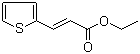 (E)-Ethyl 3-(2-thienyl)acrylate molecular structure (CAS 70326-81-7)