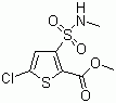 Methyl 5-chloro-3-chlorosulfonyl-2-thiophene carboxylate molecular structure (CAS 70374-37-7)
