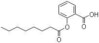 2-Octanoyloxybenzoic acid molecular structure (CAS 70424-62-3)