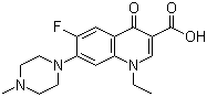 培氟沙星分子结构 (CAS 70458-92-3)