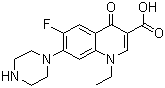 Norfloxacin molecular structure (CAS 70458-96-7)