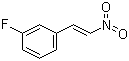structure of CAS# 705-84-0, 1-Fluoro-3-(2-nitrovinyl)benzene;1-(3-Fluorophenyl)-2-nitroethylene; 3-Fluoro-beta-nitrostyrene