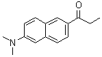 structure of CAS# 70504-01-7, 2-Propionyl-6-dimethylaminonaphthalene;6-propanoyl-2-(N,N-dimethylamino)naphthalene; Prodan; Prodan (fluorophore)