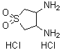 Tetrahydro-3,4-thiophenediamine 1,1-dioxide dihydrochloride molecular structure (CAS 70519-79-8)