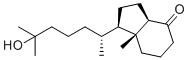 (1R,3aR,7aR)-1-((R)-6-hydroxy-6-Methylheptan-2-yl)-7a-Methylhexahydro-1H-inden-4(2H)-one molecular structure (CAS 70550-73-1)