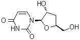 structure of CAS# 7057-27-4, 3'-Deoxyuridine