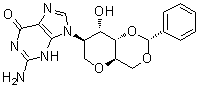 2-(2-Amino-1,6-dihydro-6-oxo-9H-purin-9-yl)-1,5-anhydro-2-deoxy-4,6-O-[(R)-phenylmethylene]-D-altritol molecular structure (CAS 705967-83-5)