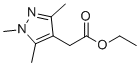 ethyl 2-(1,3,5-trimethyl-1H-pyrazol-4-yl)acetate molecular structure (CAS 70598-01-5)