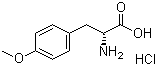 O-甲基-D-酪氨酸盐酸盐分子结构 (CAS 70601-63-7)