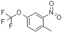 1-Methyl-2-nitro-4-trifluoromethoxybenzene molecular structure (CAS 70692-45-4)