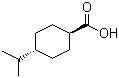 结构式 CAS# 7077-05-6, 反式对异丙基环己基甲酸