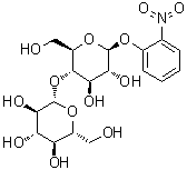 2-硝基苯基 4-O-beta-D-吡喃葡萄糖基-beta-D-吡喃葡萄糖苷分子结构 (CAS 70867-33-3)