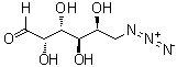 6-叠氮基-6-脱氧-L-半乳糖分子结构 (CAS 70932-63-7)