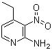 structure of CAS# 70936-16-2, 4-Ethyl-3-nitro-2-pyridinamine;2-Amino-4-ethyl-3-nitropyridine