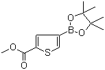 2-Methoxycarbonylthiophene-4-boronic acid pinacol ester molecular structure (CAS 709648-80-6)