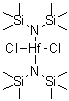 双[双(三甲基硅烷基)氨基]二氯铪分子结构 (CAS 70969-29-8)